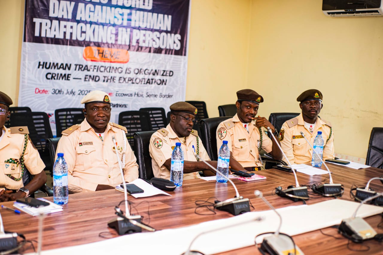 TAEF with Immgration Officers Seme-Border